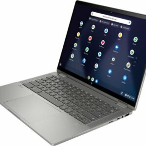 HP - 2-in-1 14" Touch-Screen Chromebook - Intel Celeron - 4GB Memory - 64GB eMMC - Natural Silver