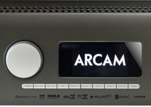 Arcam - AVR31 1260W 9.1.6-Ch. Bluetooth capable With Google Cast and 8K Ultra HD HDR Compatible A/V Home Theater Receiver - Gray