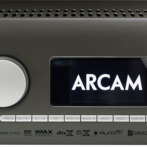 Arcam - AVR21 770W 9.1.6-Ch. Bluetooth capable With Google Cast and 8K Ultra HD HDR Compatible A/V Home Theater Receiver - Gray