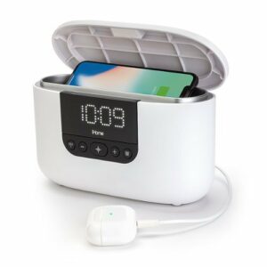 iHome - POWERUVC II 360° UV-C Sanitizer with USB Charging - White