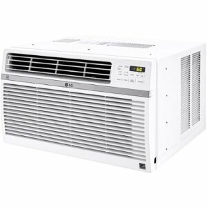 LG - 800 Sq. Ft. 15,000 BTU Smart Window Air Conditioner - White