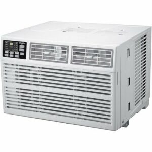 Whirlpool - 1,500 Sq. Ft. 24,000 BTU Window Air Conditioner with 10,600 BTU Heater - White