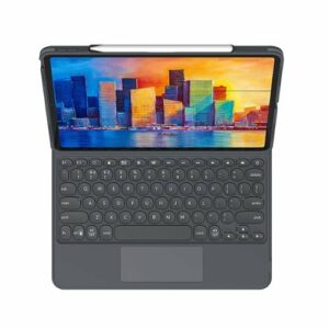 ZAGG - Pro Keys with Trackpad Wireless Keyboard & Case for Apple iPad Pro 12.9" (3rd, 4th, 5th, 6th Gen) - Black