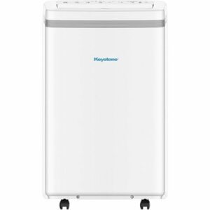 Keystone - 450 Sq. Ft. Portable Air Conditioner with Dehumidifier - White