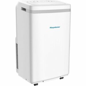 Keystone - 450 Sq. Ft. Portable Air Conditioner with Dehumidifier - White