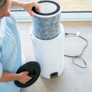 Shark - Air Purifier Anti-Allergen Filter with True HEPA + Microban, Compatible with HP102, HC452 - Gray