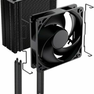 Cooler Master - Hyper 212 RGB Black Edition 120mm CPU Cooling Fan - Jet Black