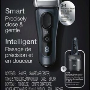 Braun - Series 8 8453cc Wet/Dry Electric Shaver - Grey