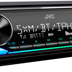 JVC - In-Dash Digital Media Receiver - Built-in Bluetooth - Satellite Radio-ready with Detachable Faceplate - Black