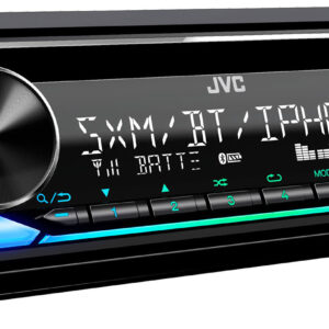 JVC - Bluetooth CD Receiver with Alexa Built-In and USB Rapid Charge, Satellite Rado Ready - Black