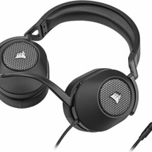 CORSAIR - HS65 SURROUND Wired Gaming Headset for PC, PS5, and PS4 - Black