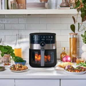 Bella Pro Series - 6-qt. Digital Air Fryer with Window - Black