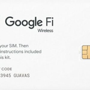 Google Fi Wireless Unlimited Plus Talk/Text/Data SIM Kit - 1 Month