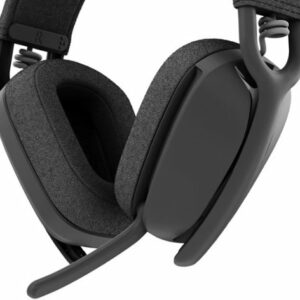 Logitech - Zone Vibe 125 Wireless Over-the-Ear Headphones with Noise-Canceling Microphone - Graphite