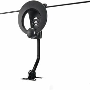 Antennas Direct - ClearStream 1MAX Indoor/Outdoor UHF/VHF HDTV Antenna with Mast - Black