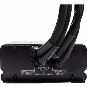 MB Quart - Nautic 400W Class D 2-Channel Powersports Amplifier for Polaris Ride Command Source Unit - Black