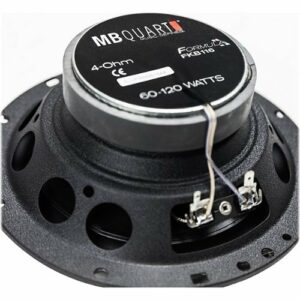 MB Quart - Formula Series 6.5" 3-Way Car Speakers with Polypropylene Cones (Pair) - Black