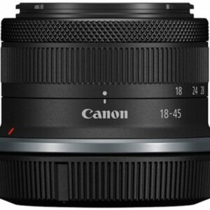 Canon - RF-S18-45mm F4.5-6.3 IS STM Standard Zoom Lens for EOS R-Series Cameras - Black