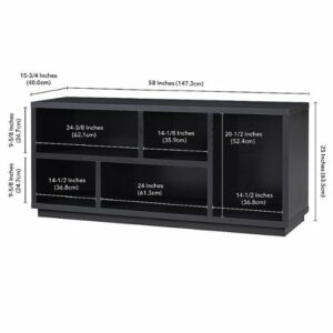 Camden&Wells - Winwood TV Stand for Most TVs up to 65" - Black