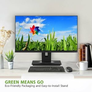 ViewSonic - VG2448A 23.8" IPS LCD FHD Monitors (DisplayPort VGA, USB, HDMI) - Black