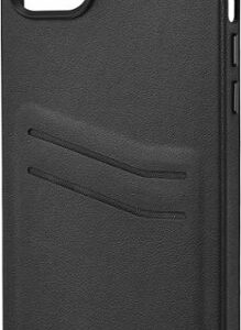 Insignia™ - Leather Wallet Case for iPhone 14 Plus - Black