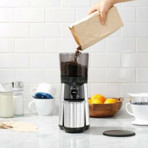 OXO - Brew Time Based Conical Burr Coffee Grinder - Stainless Steel