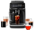 Philips 3200 Series Fully Automatic Espresso Machine with LatteGo Milk Frother and Iced Coffee, 5 Coffee Varieties - Black