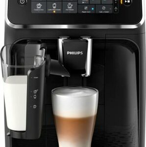 Philips 3200 Series Fully Automatic Espresso Machine with LatteGo Milk Frother and Iced Coffee, 5 Coffee Varieties - Black