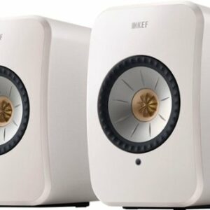 KEF - LSXII Wireless Bookshelf Speakers Pair - WHITE