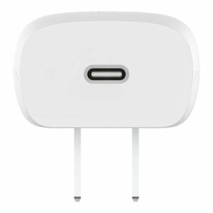 Belkin - BOOSTCHARGE 20W USB-C Power Delivery Wall Charger + USB-C to Lightning Cable - White