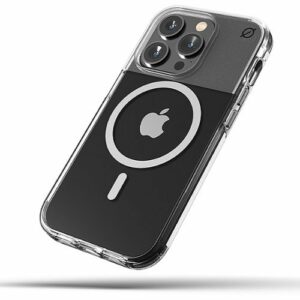 Atom Studios - Split Clear Phone Case with Magsafe for Apple iPhone 14 Pro - Clear