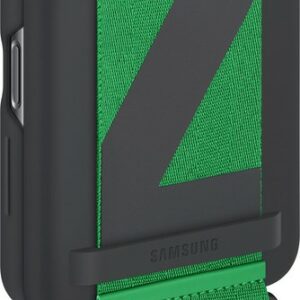 Samsung - Silicone Cover with Strap for Galaxy Z Flip4 - Black