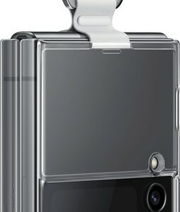 Samsung - Cover with Ring for Galaxy Z Flip4 - Clear