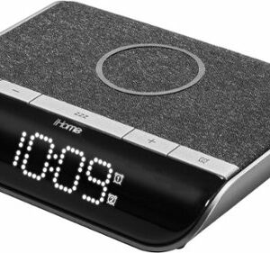 iHome - POWERVALET 2 in 1 Wireless Charger Clock - Black