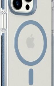 Tech21 - EvoCrystal Case with MagSafe for Apple iPhone 14 Pro Max - Steel Blue