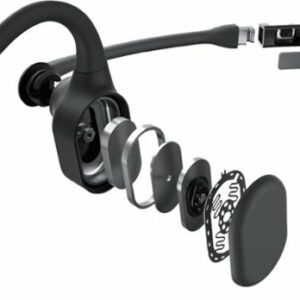 Shokz - OpenComm UC Wireless Bone Conduction Stereo Bluetooth Headset, USB-A - Black