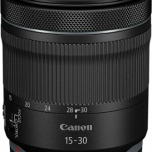 Canon - RF 15-30mm F4.5-6.3 IS STM Ultra-Wide Angle Zoom Lens for EOS R-Series Cameras - Black