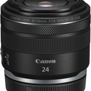 Canon - RF 24mm F1.8 MACRO IS STM Wide Angle Prime Lens for EOS R-Series Cameras - Black