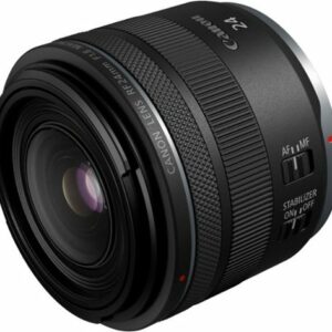 Canon - RF 24mm F1.8 MACRO IS STM Wide Angle Prime Lens for EOS R-Series Cameras - Black