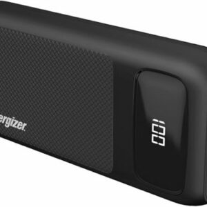 Energizer - Ultimate Lithium 20,000 mAh 22.5W PD USB-C Universal Portable Battery Charger/Power Bank with LCD Display - Black