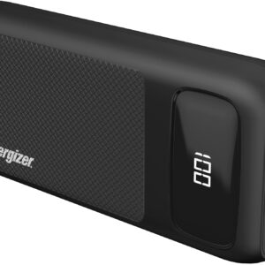 Energizer - Ultimate Lithium 20,000 mAh 22.5W PD USB-C Universal Portable Battery Charger/Power Bank with LCD Display - Black