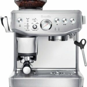 Breville - the Barista Express Impress Espresso Machine - Brushed Stainless Steel