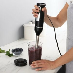 Ninja - Foodi Power Mixer System 5-Speed Hand Blender and Hand Mixer Combo with 3-Cup Blending Vessel - Black