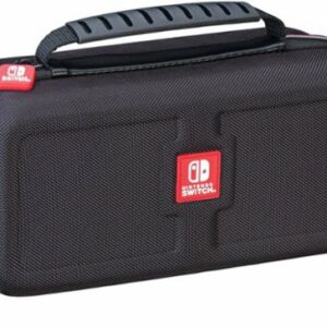 RDS Industries - Nintendo Switch and Nintendo Switch OLED Model Game Traveler Deluxe System Case - Black