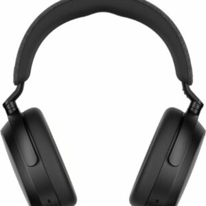 Sennheiser - Momentum 4 Wireless Adaptive Noise-Canceling Over-The-Ear Headphones - Black