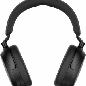 Sennheiser - Momentum 4 Wireless Adaptive Noise-Canceling Over-The-Ear Headphones - Black