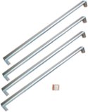 Professional series door handle kit for select Bertazzoni French Door Refrigerators. - Stainless Steel