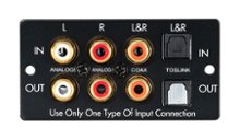 Sonance - HYBRID INPUT MODULE - Digital/Analog Card for DSP Amplifiers (Each) - Black