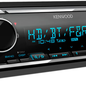 Kenwood - Bluetooth CD Receiver with Alexa Built-In and Satellite Radio-Ready and HD Radio Built-in - Black