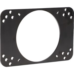 Metra - Speaker Adapter Plates for Most Vehicles (2-Pack) - Black